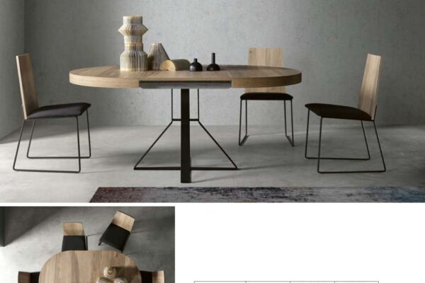 Ficha técnica de mesa de comedor 14b-0007