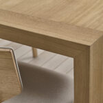 Mesa y sillas de comedor 14b-0024 madera vista de detalle