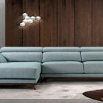 Sofá Chaise Longue 10b-0017 color verde vista de ambiente