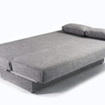 Sofá cama 2-3 plazas 10e-0012 color gris vista de detalle cama