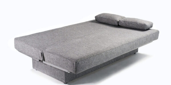 Sofá cama 2-3 plazas 10e-0012 color gris vista de detalle cama