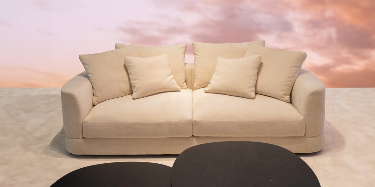 sofa 2-3 plazas platea respaldo doble ambientada